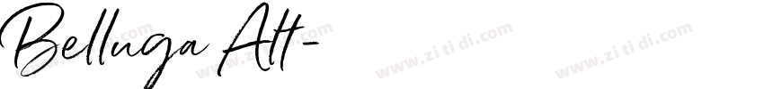 Belluga Alt字体转换